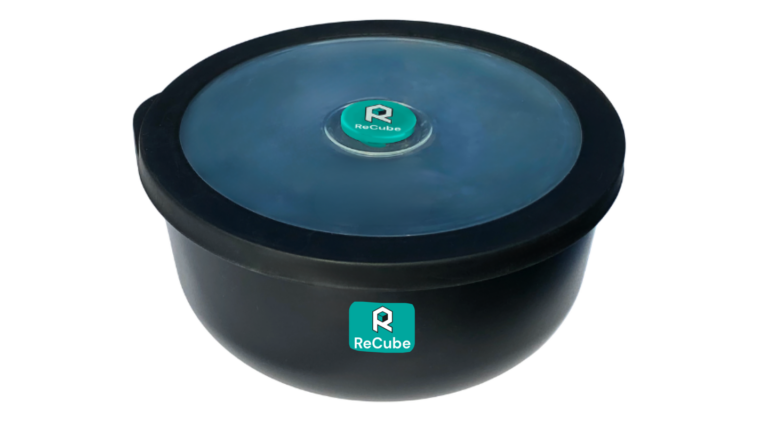 reusable bowl with lid 1200 mL - A03 大碗