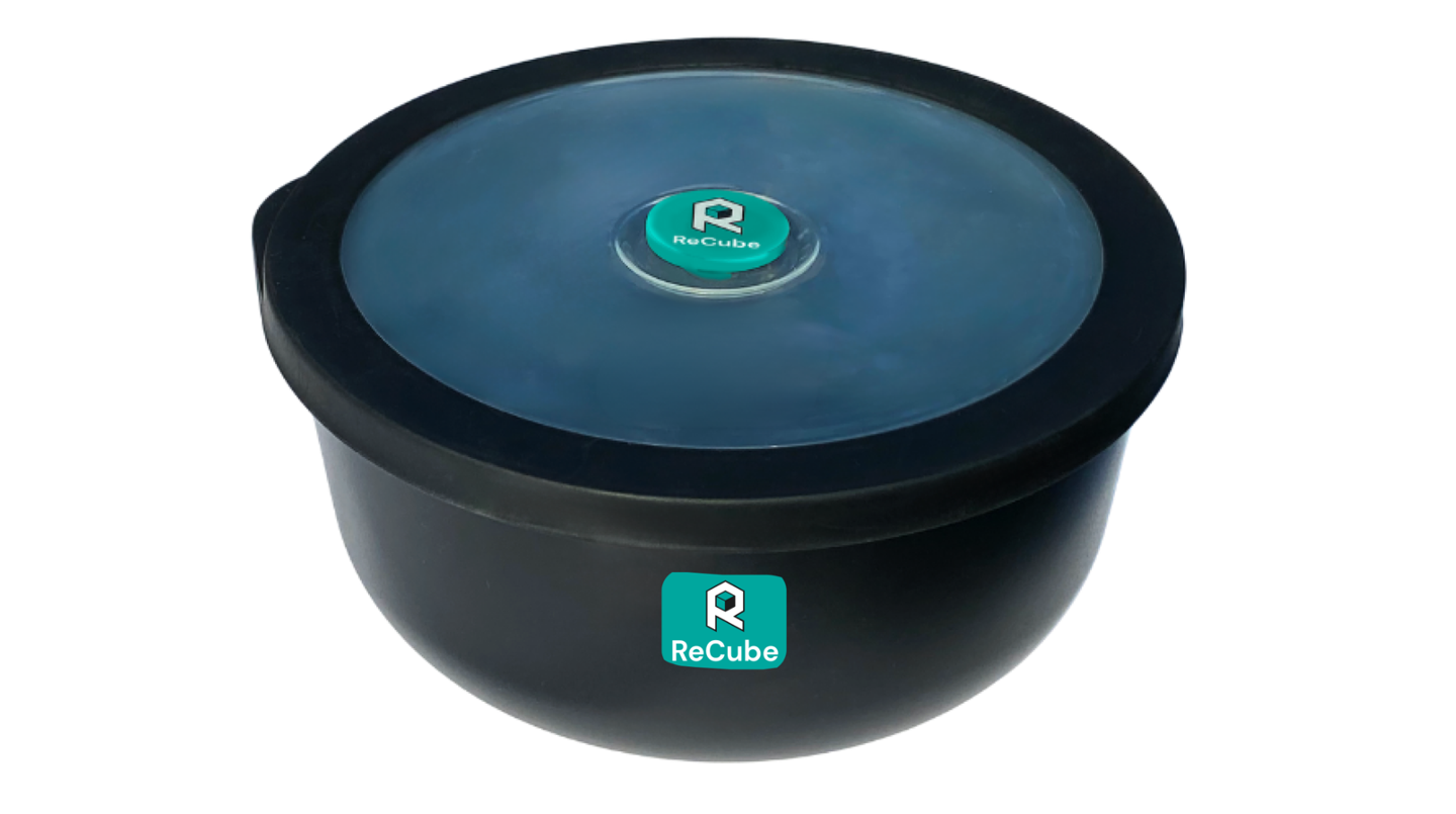 reusable bowl with lid 1200 mL - A03 大碗